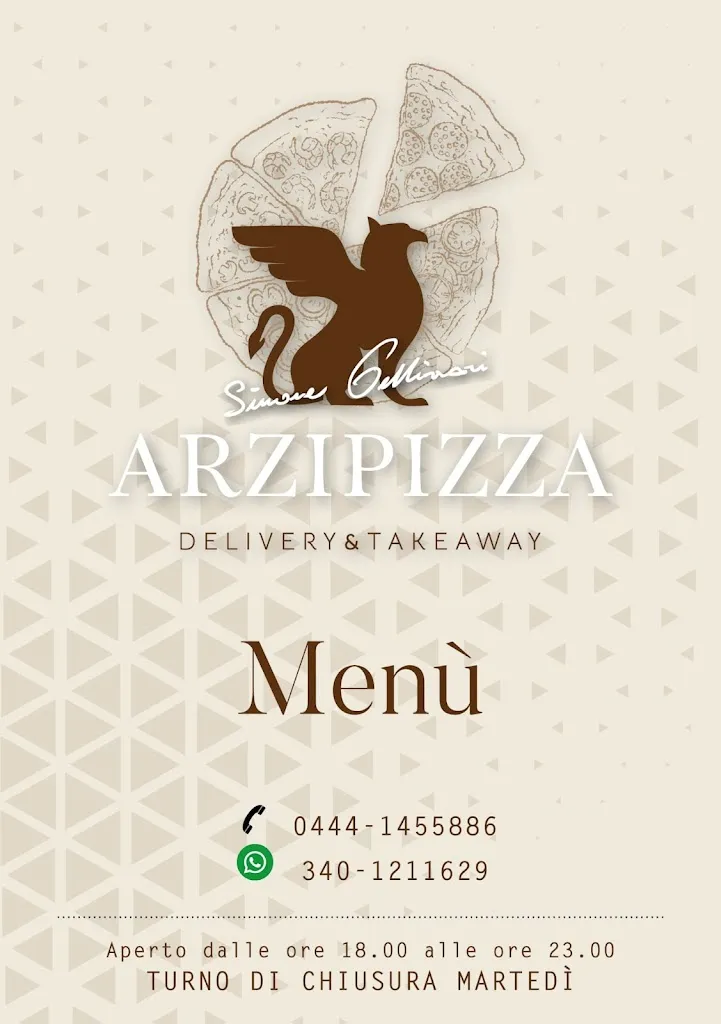 Menu_Pizzeria d'asporto Arzipizza_Arzignano_immagine_4