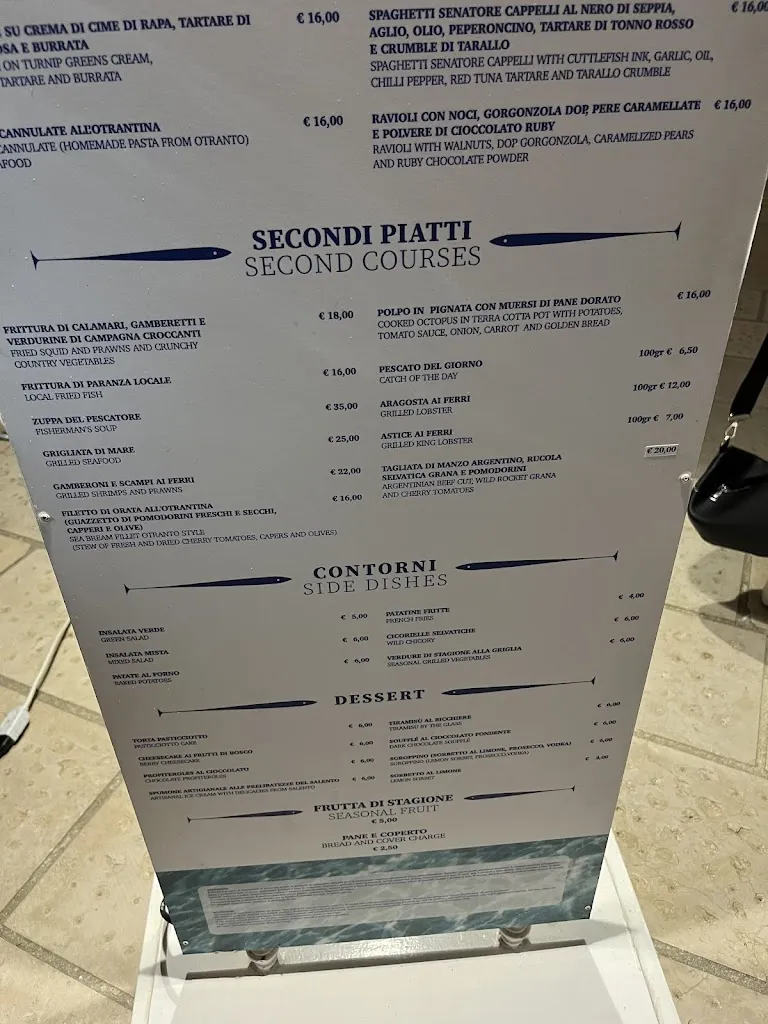 Menu_Ristorante Profumo di Mare...fish restaurant_Otranto_image_3