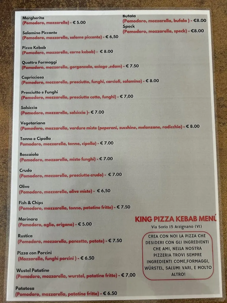 Menu_King Pizza Kebab_Arzignano_image_3
