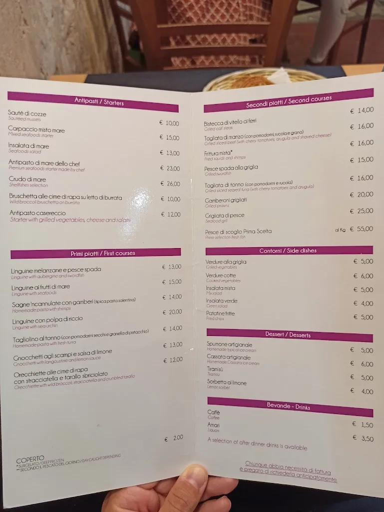 Menu_Vecchia Otranto_Otranto_image_2