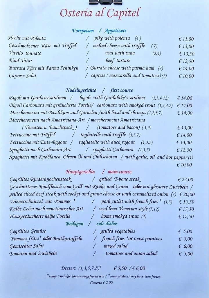 Menu_Osteria Al Capitel_Bardolino_image_1