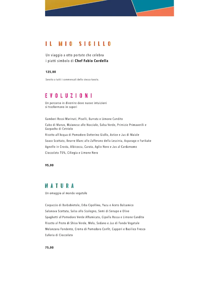 Menu_Ristorante Gourmet 