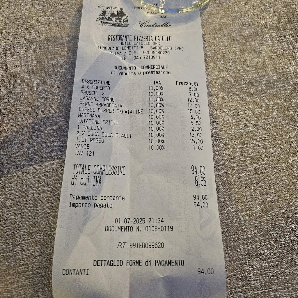 craig patrick_Ristorante Pizzeria Bar Catullo_Bardolino_review