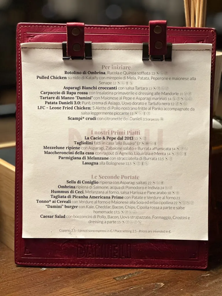 Menu_Danieli - Caffè e Ristorante_Bassano del Grappa_image_1