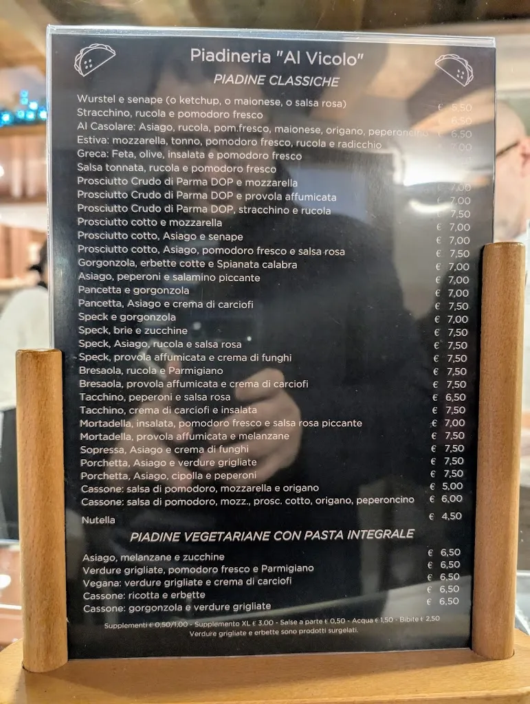 Menu_Piadineria Al Vicolo_Bassano del Grappa_image_1