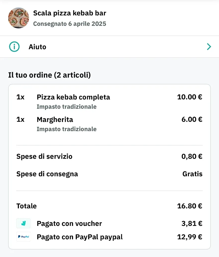 Vimukthi Deergau W Nawalage_Scala pizza kebab bar_Beccacivetta-Azzano_review