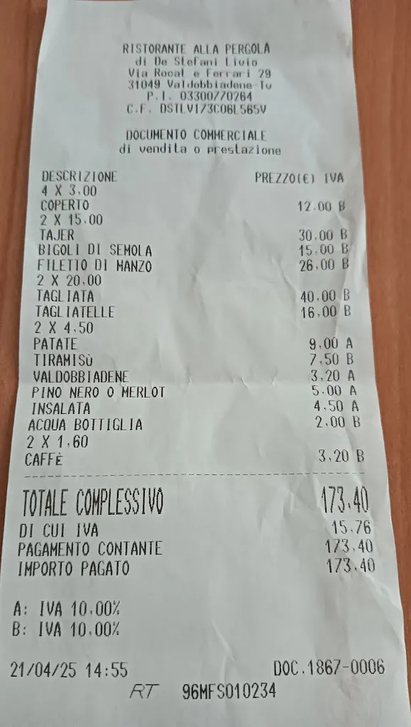 Simona Geremia_Ristorante Alla Pergola da Livio_Bigolino_review