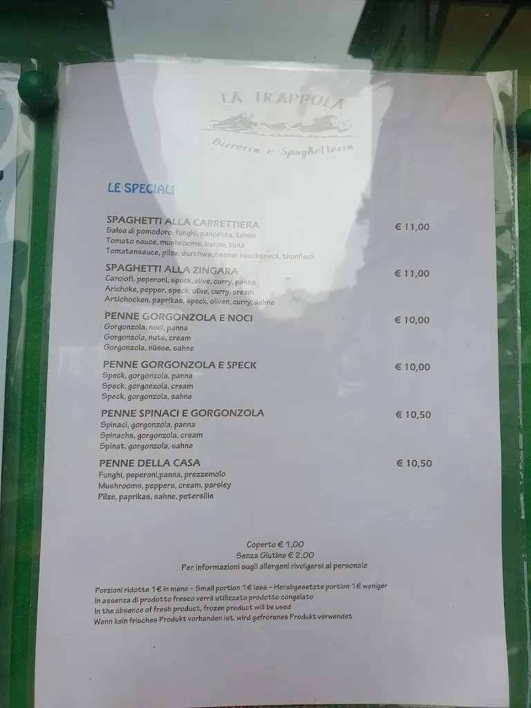 Menu_La Trappola_Belluno_image_3