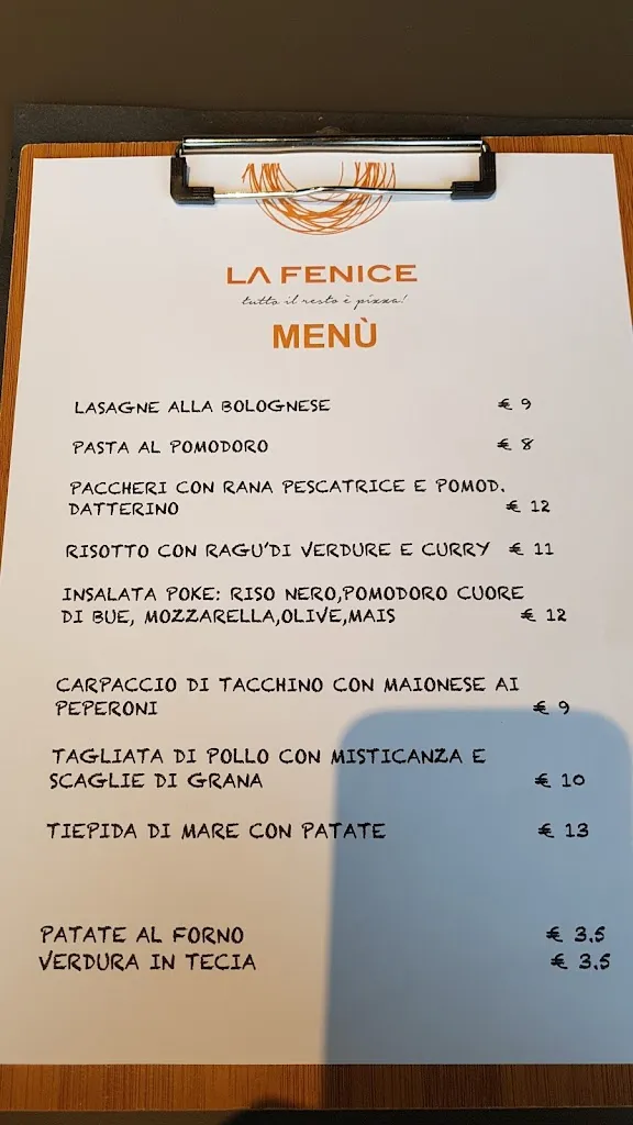 Menu_La Fenice_Belluno_image_3