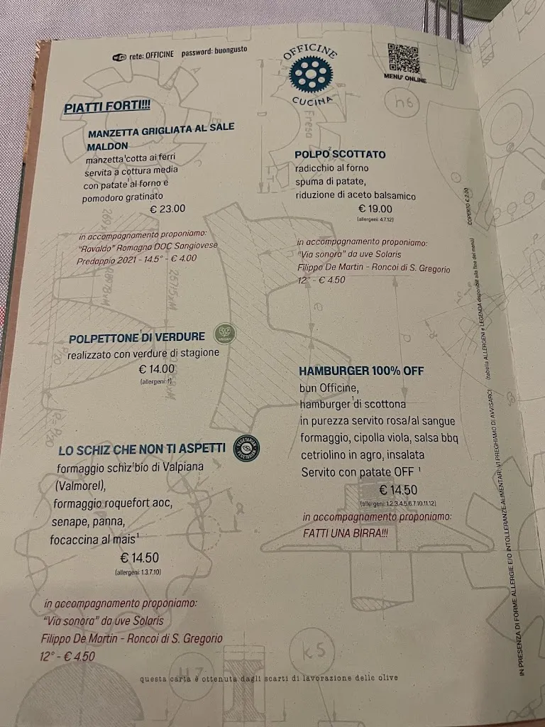 Menu_Officine del Buon Gusto_Belluno_image_1