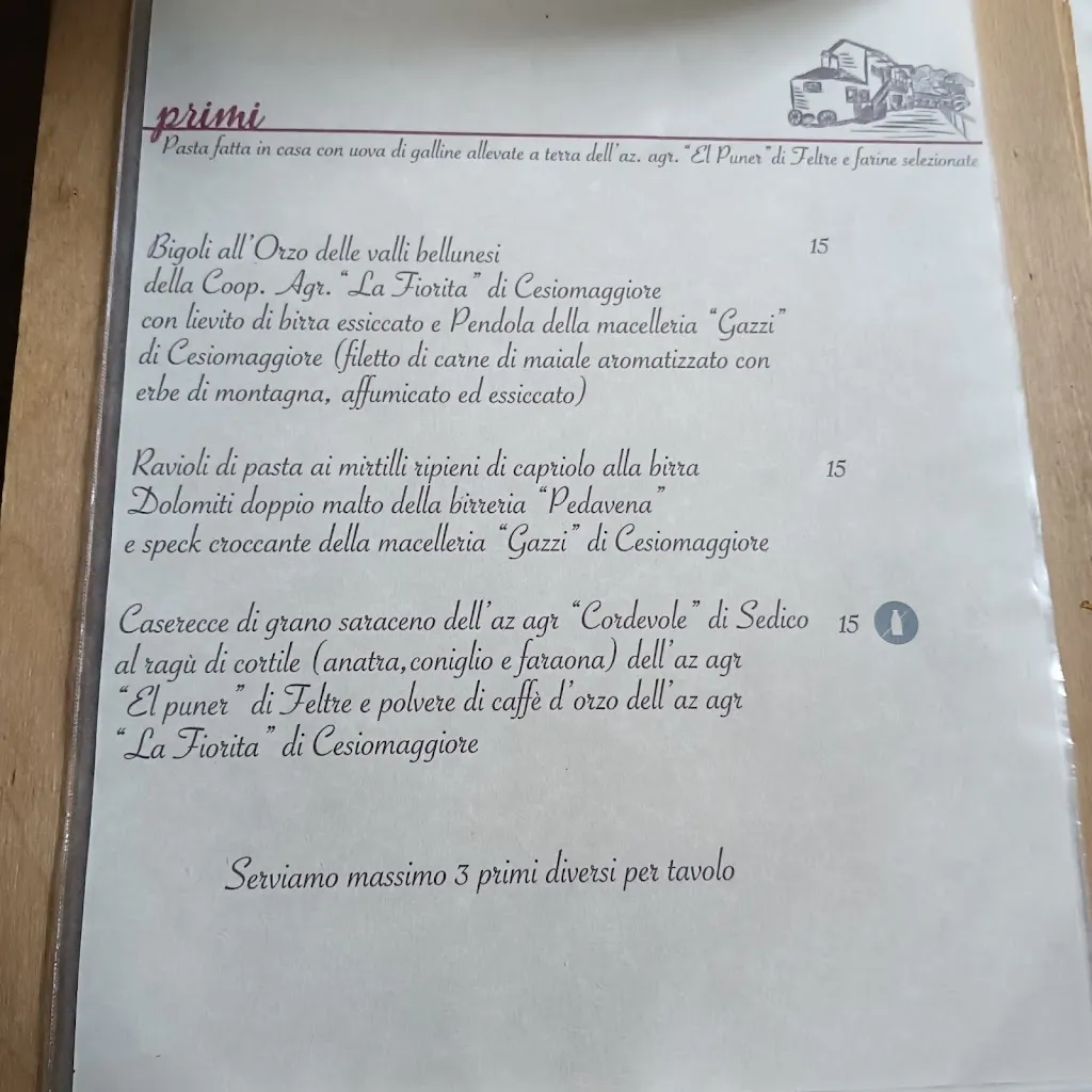 Menu_Locanda Case Bortot_Belluno_image_1