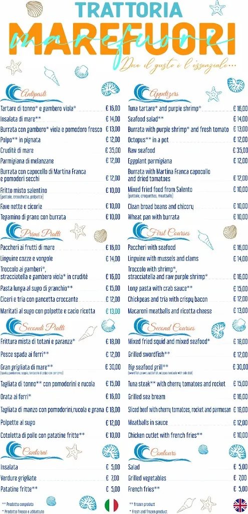 Menu_MareFuori Trattoria Tipica_Otranto_image_1