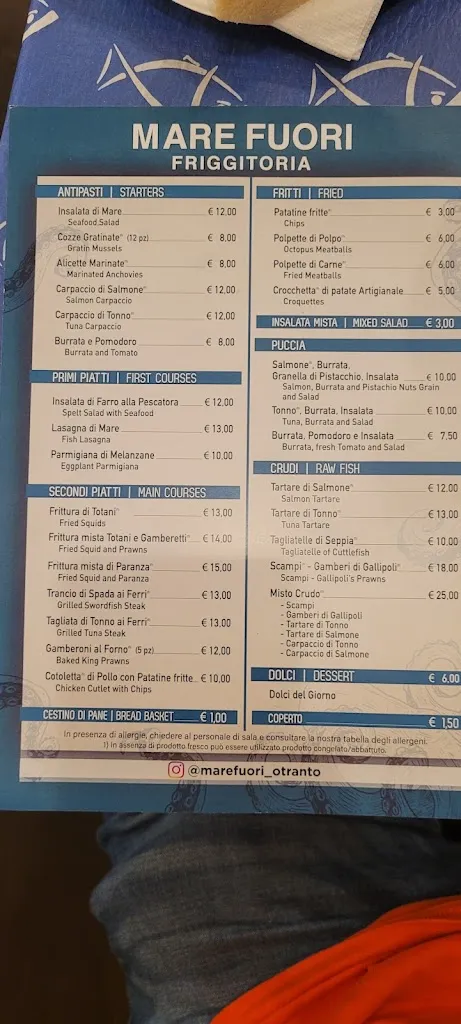 Menu_MareFuori Trattoria Tipica_Otranto_image_4
