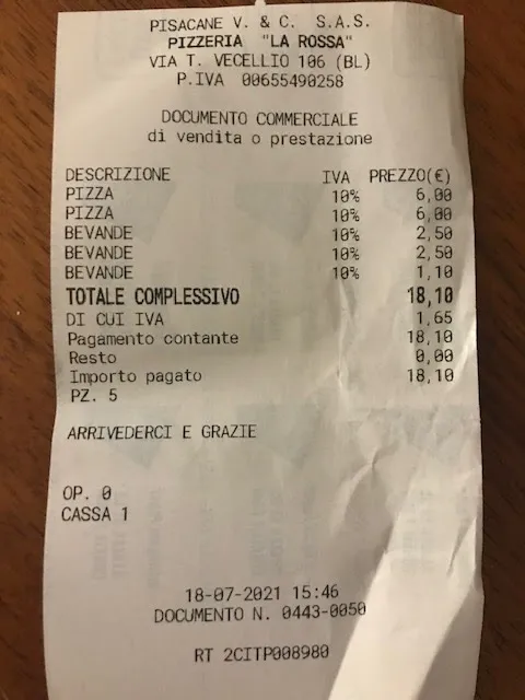 Tomoko Sasama_La Rossa_Belluno_review