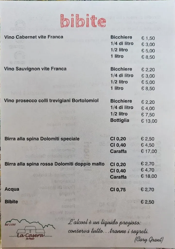 Menu_La Casera_Belluno_image_2