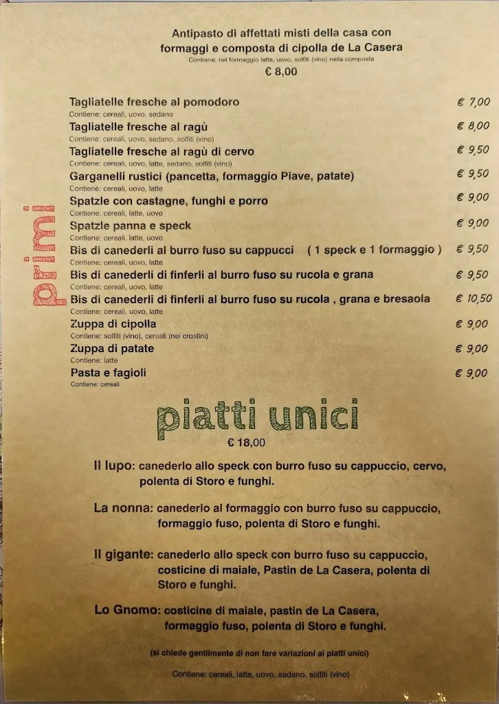 Menu_La Casera_Belluno_image_4