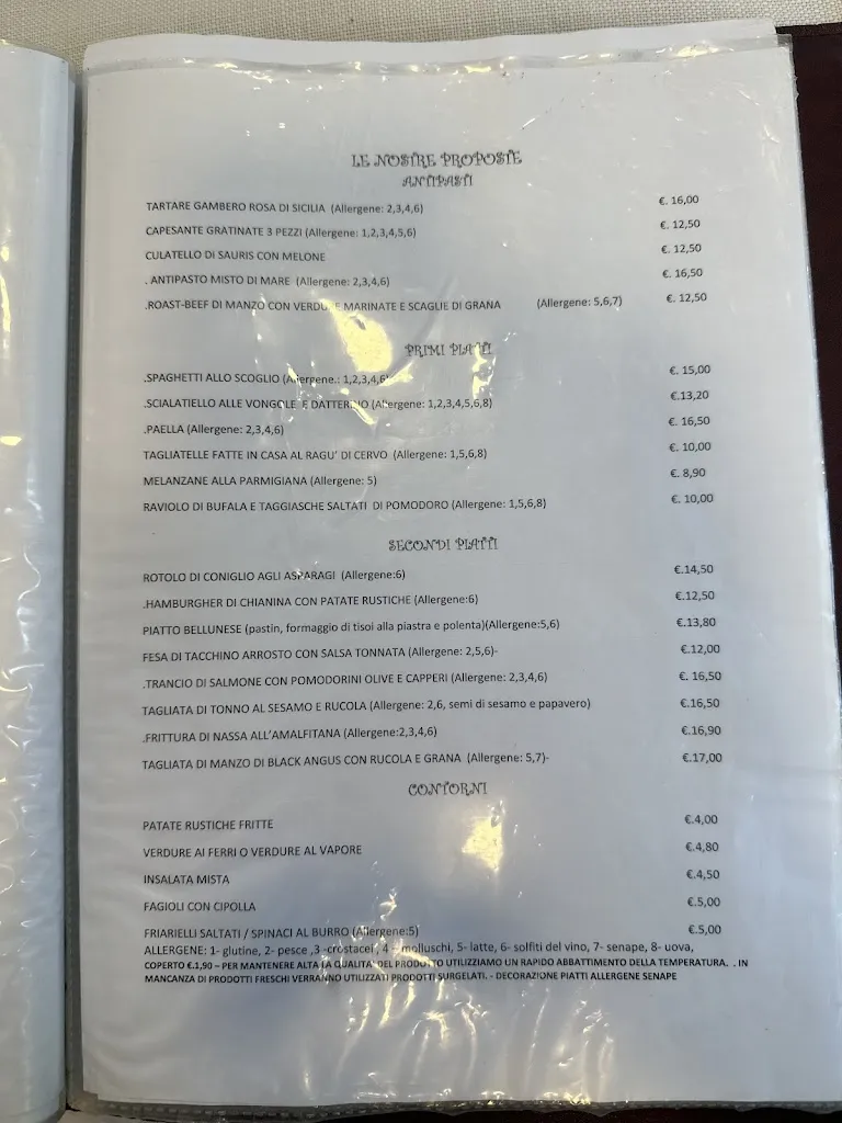 Menu_Bella Napoli_Belluno_image_1