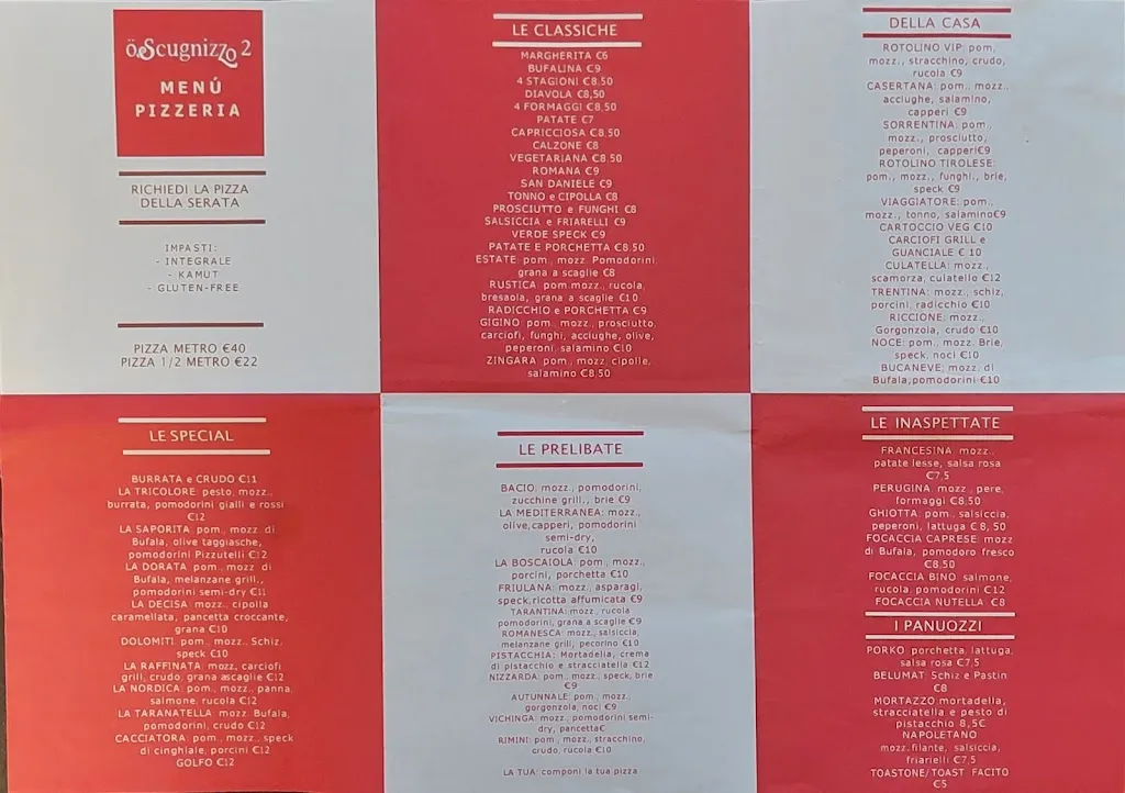 Menu_O' Scugnizzo 2_Belluno_image_1