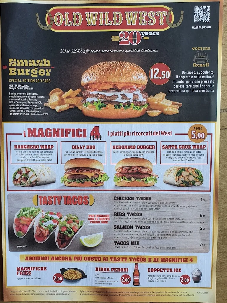 Menu_Old Wild West - Belluno_Belluno_image_3