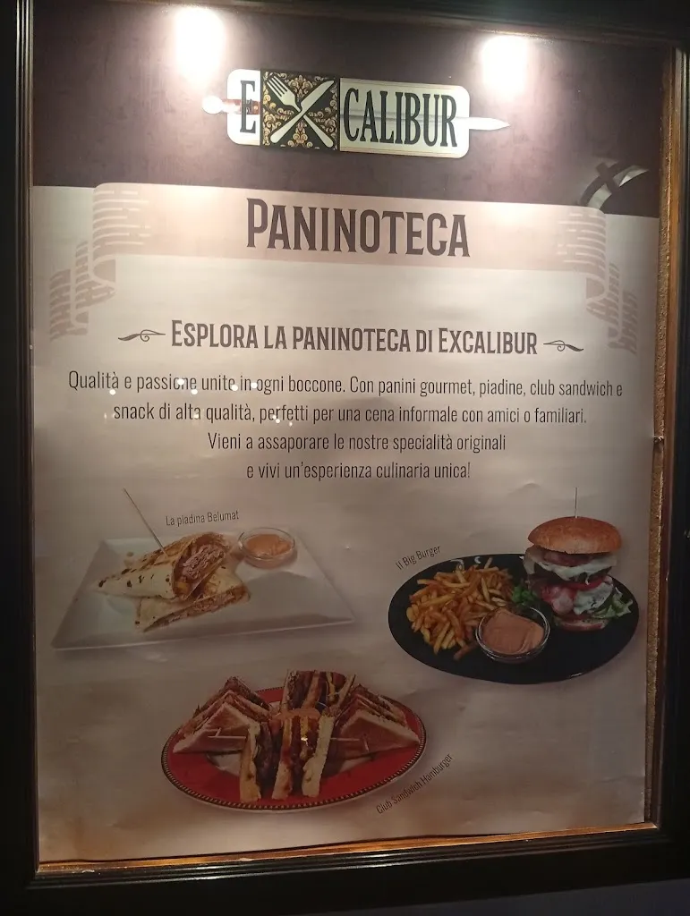 Menu_Excalibur Ristorante Pizzeria Birreria_Belluno_image_2