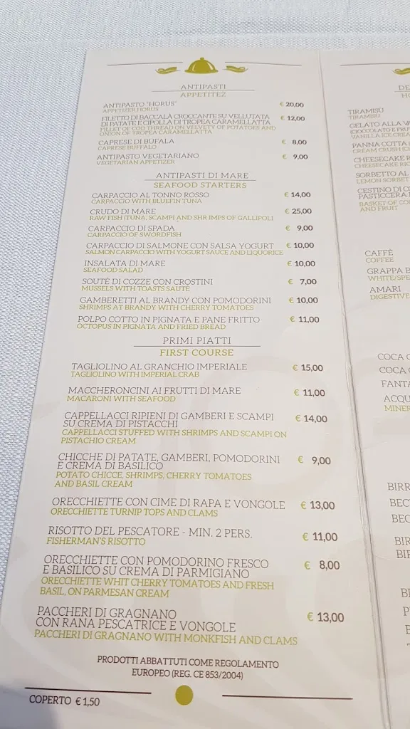 Menü_Horus_Otranto_Bild_1