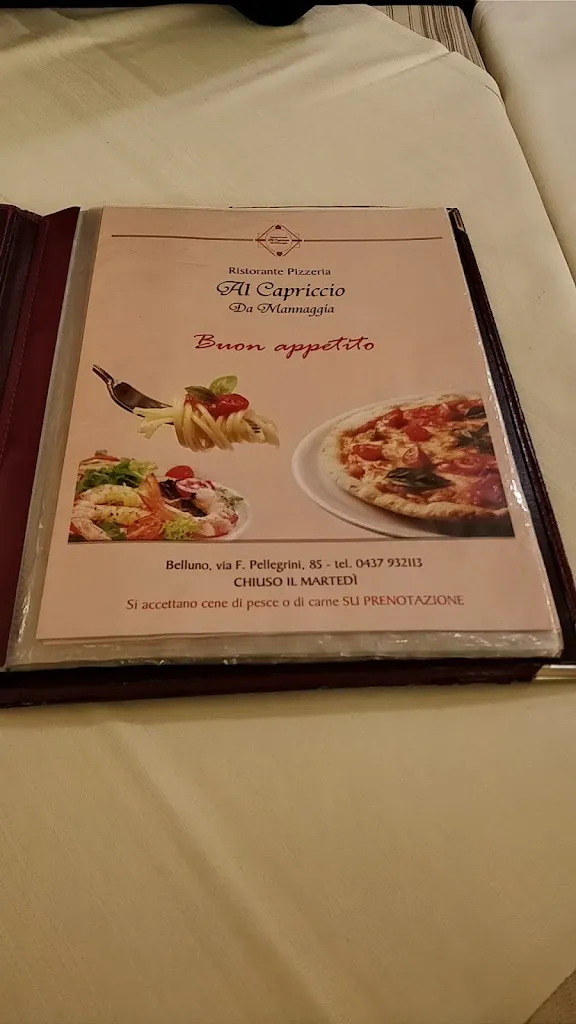 Menu_Ristorante Pizzeria Al Capriccio Da Mannaggia_Belluno_image_2