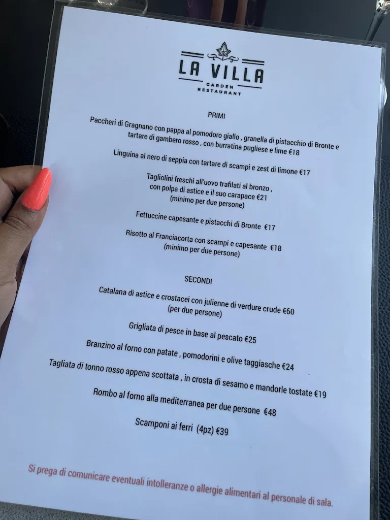 Menu_La Villa Garden Restaurant_Bojon-Lova_image_2