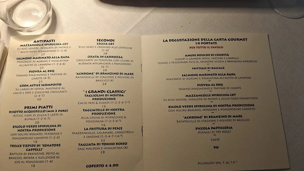 Menu_Ristorante Bacaro Il Gusto_Bojon-Lova_immagine_1