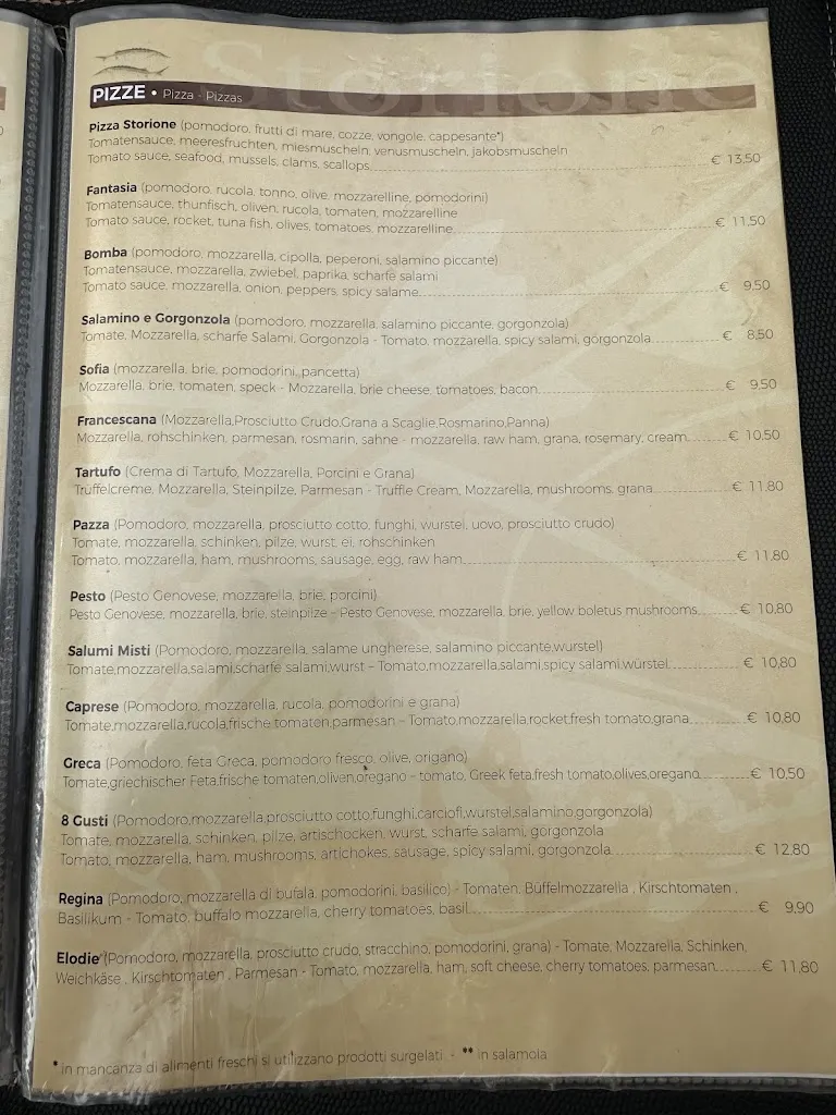 Menu_Ristorante Pizzeria Storione_Bibione_immagine_1