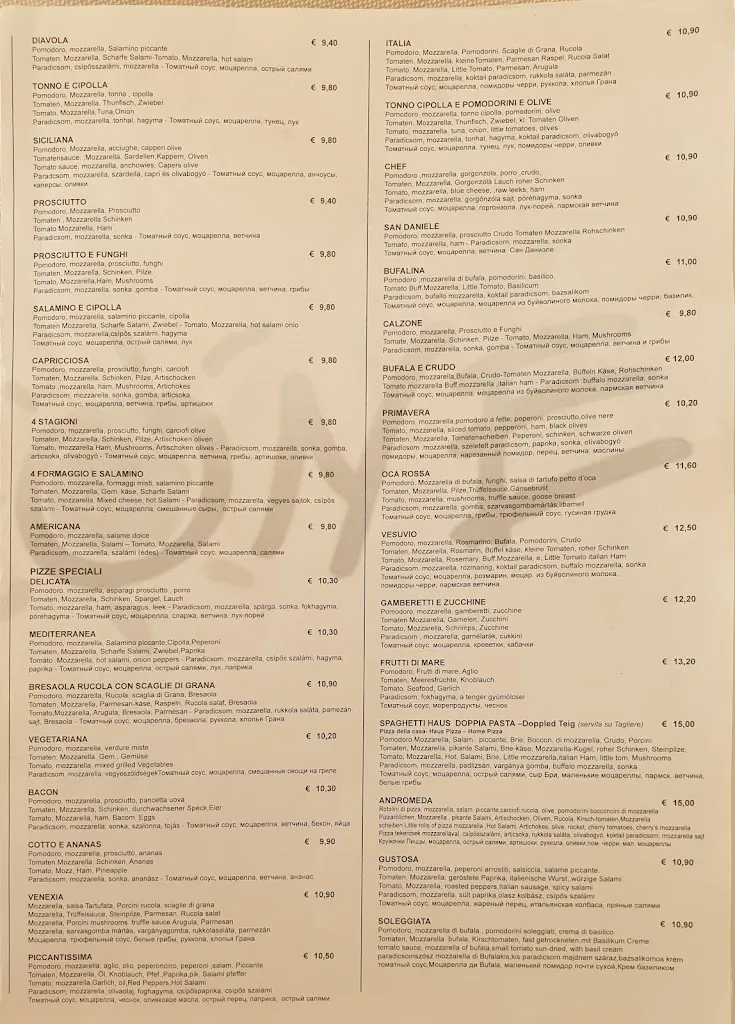 Menu_Spaghetti Haus bibione_Bibione_image_4