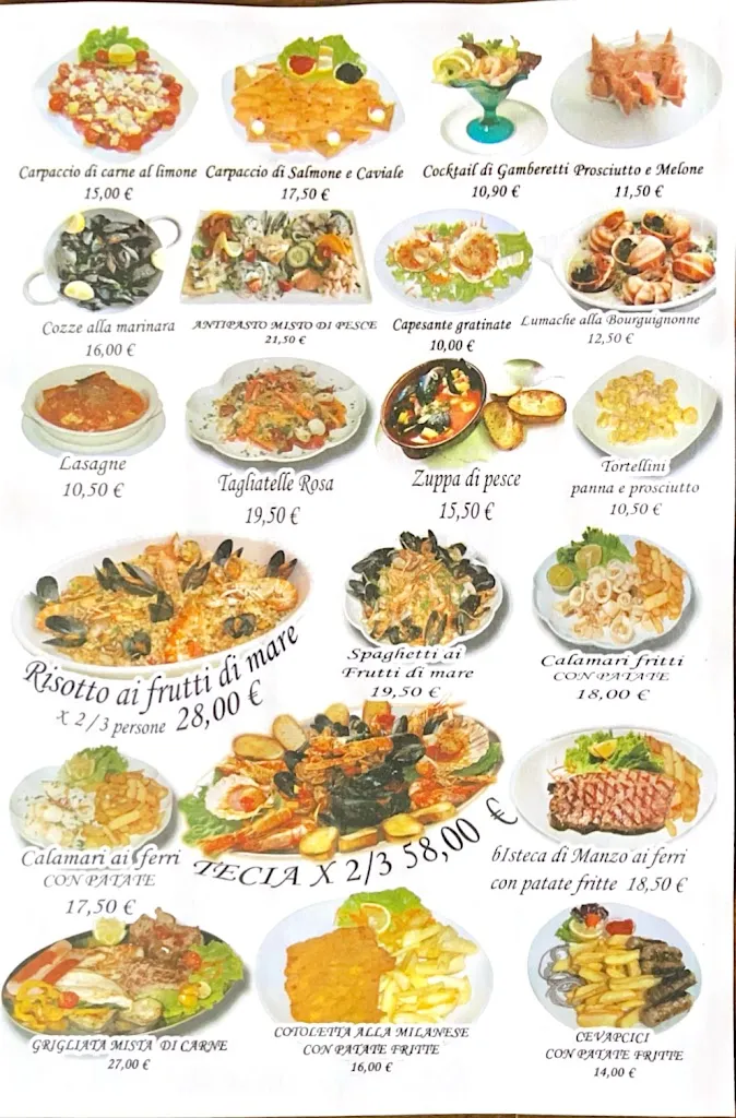 Menu_Ristorante pizzeria Rosa Bibione_Bibione_image_1