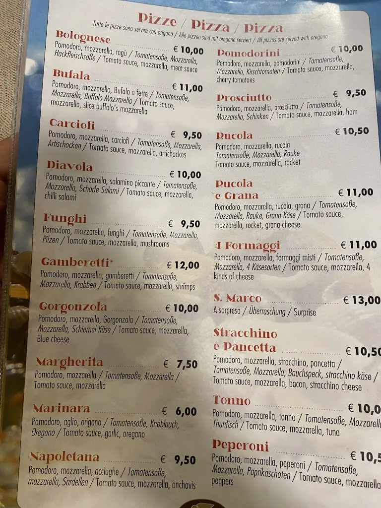 Menu_Ristorante Pizzeria San Marco_Bibione_image_1