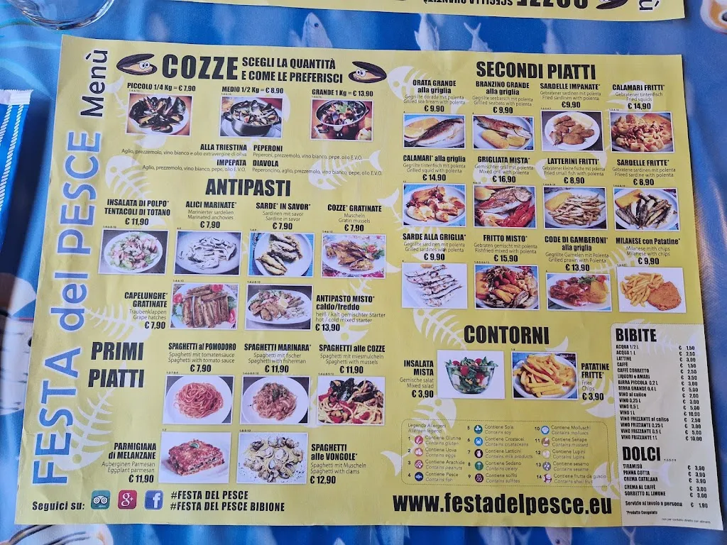 Menu_FESTA DEL PESCE by Cooperativa Pescatori_Bibione_image_1