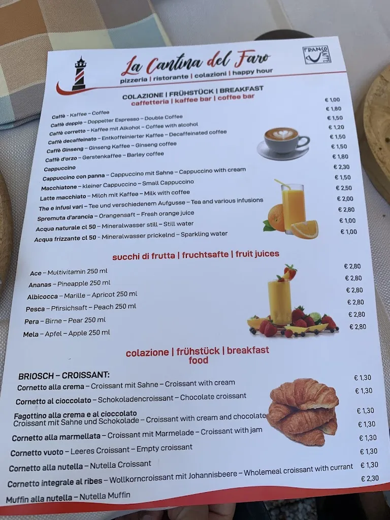 Menu_La Cantina del Faro_Bibione_image_1