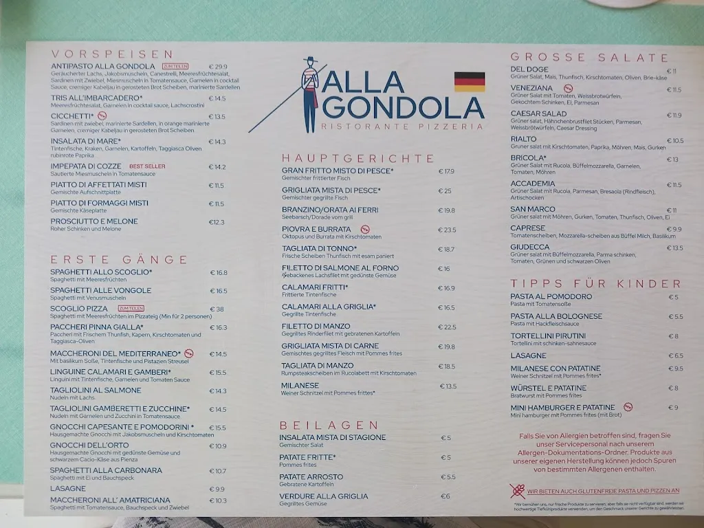 Menu_Ristorante Alla Gondola_Bibione_image_4