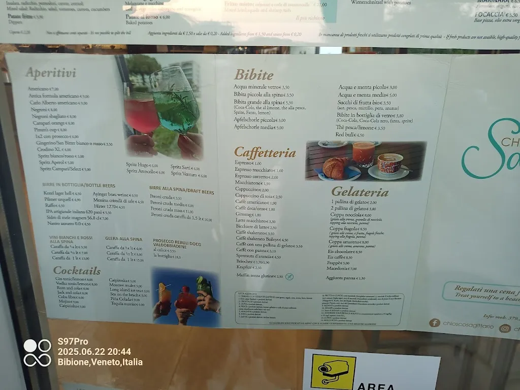 Menu_Chiosco Sagittario Bibione_Bibione_image_4