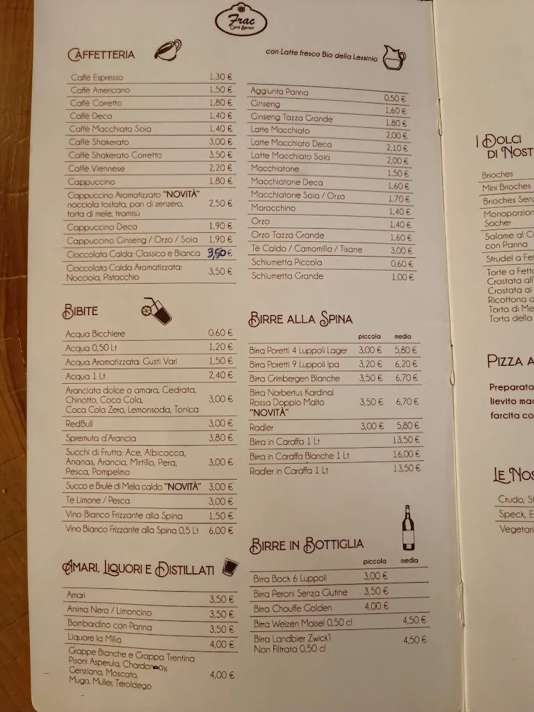 Menu_Frac Caffè Bistrot_Bosco Chiesanuova_immagine_1
