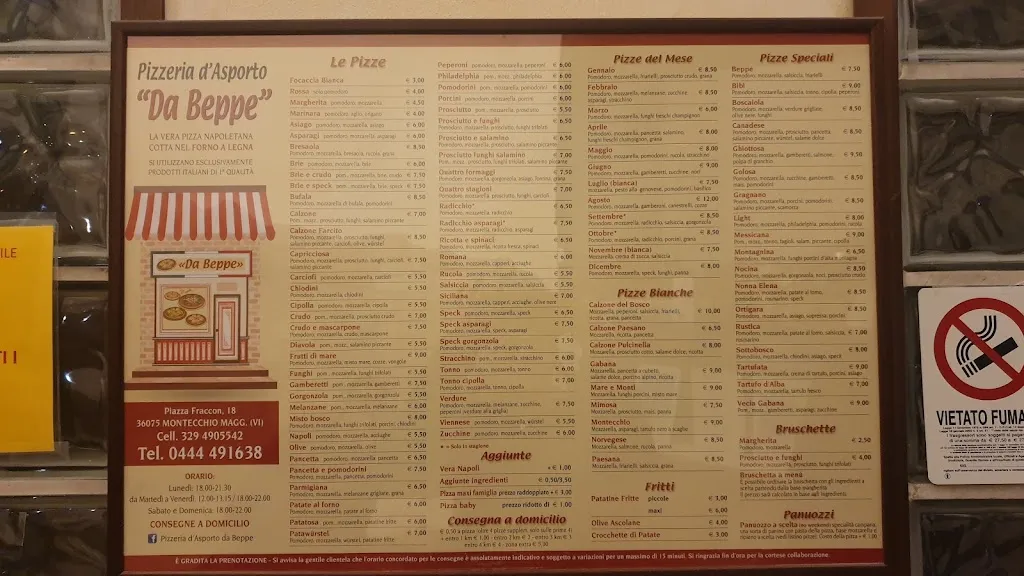 Menu_Pizzeria Da Beppe Brendola_Brendola_image_3