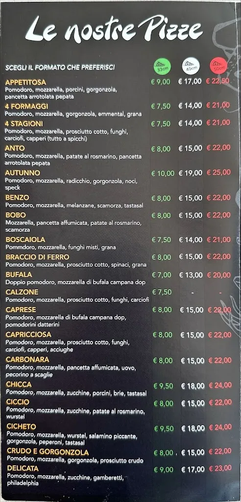 Menu_Pronto Pizza di Luca Giannaccari & C. S.a.s._Bovolone_immagine_2