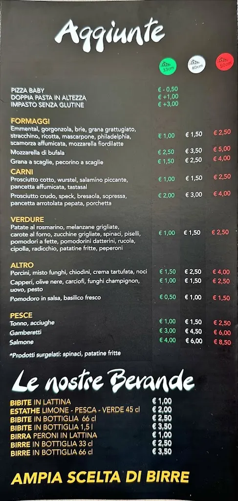 Menu_Pronto Pizza di Luca Giannaccari & C. S.a.s._Bovolone_immagine_3