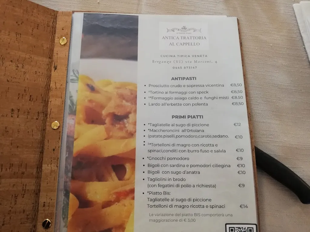Menu_Antica Trattoria Al Cappello_Breganze_image_1