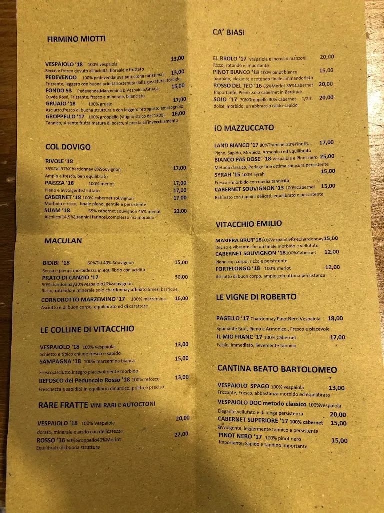 Menu_La Frasca - vino e cucina_Breganze_immagine_3