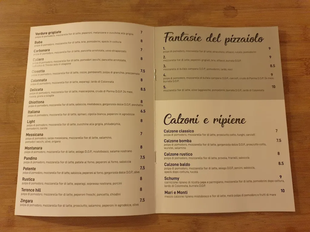 Menu_Schumy Pizza di Boschiero Edoardo_Breganze_immagine_3