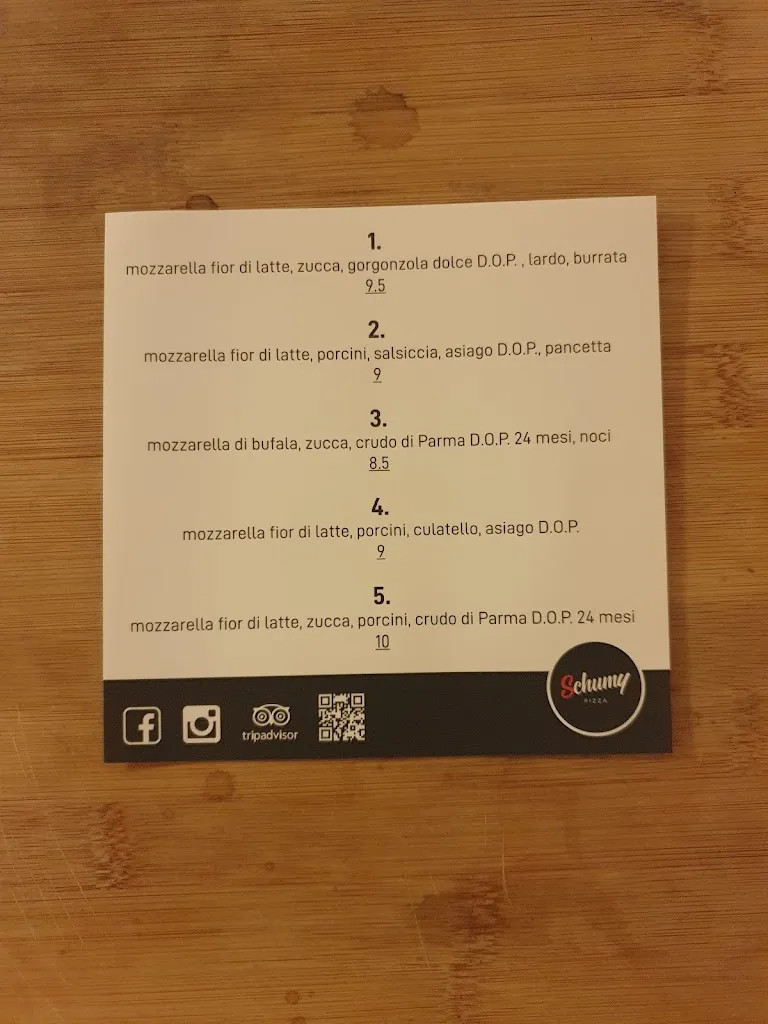 Menu_Schumy Pizza di Boschiero Edoardo_Breganze_immagine_4