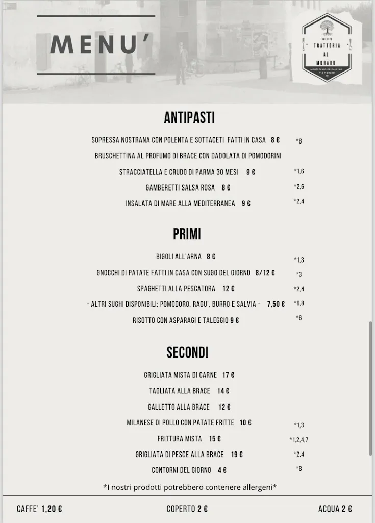 Menu_Trattoria al Moraro 1876_Breganze_image_3
