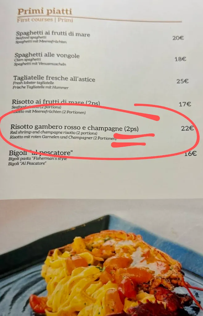 Menü_Osteria Al Pescatore_Brenzone_Bild_3