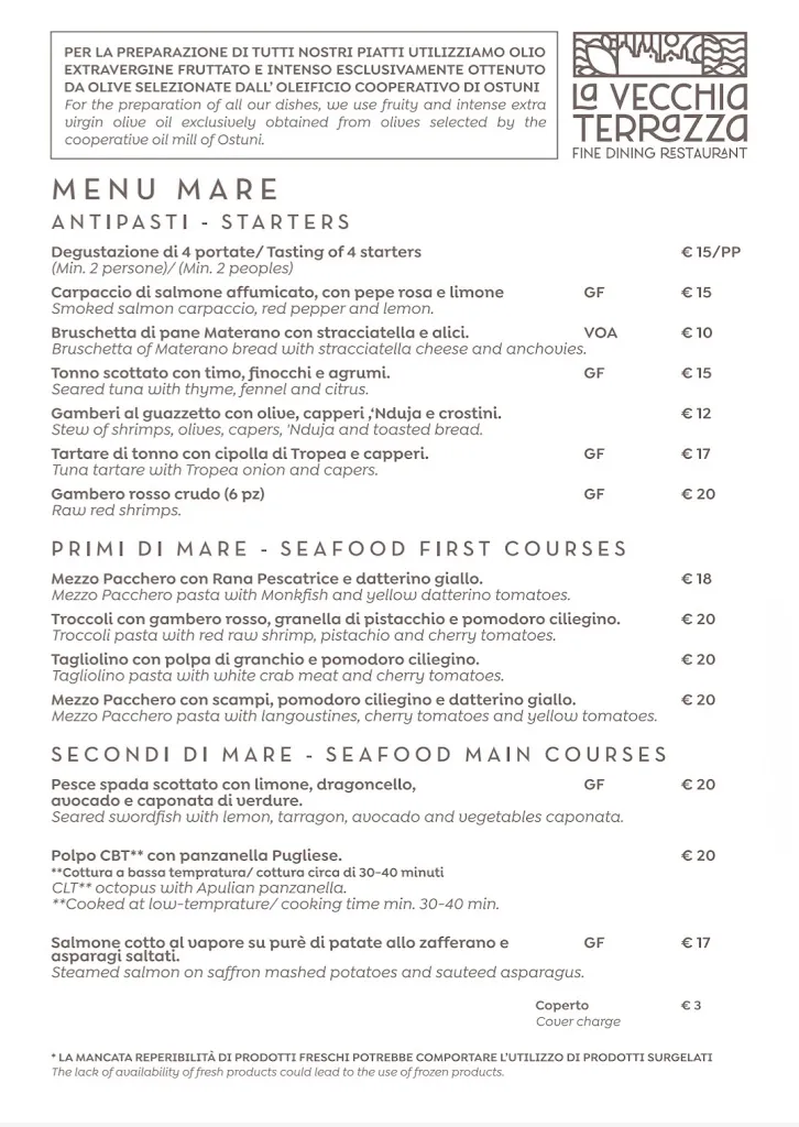 Menu_Ristorante La Vecchia Terrazza Ostuni_Ostuni_image_1