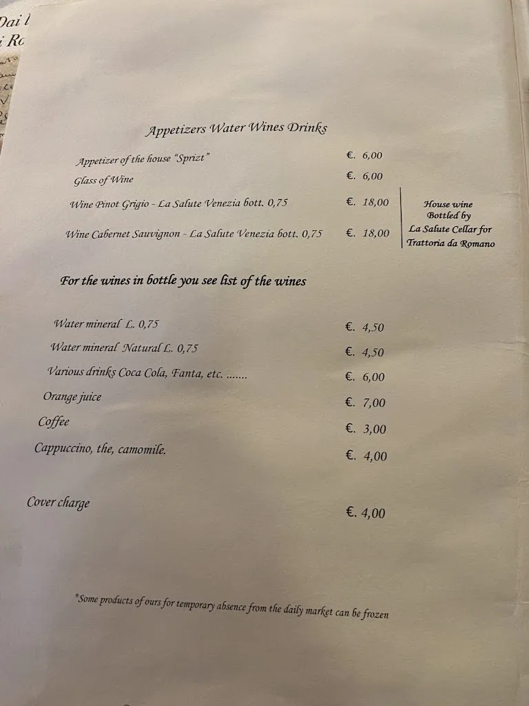 Menu_Trattoria da Romano_Burano_image_2