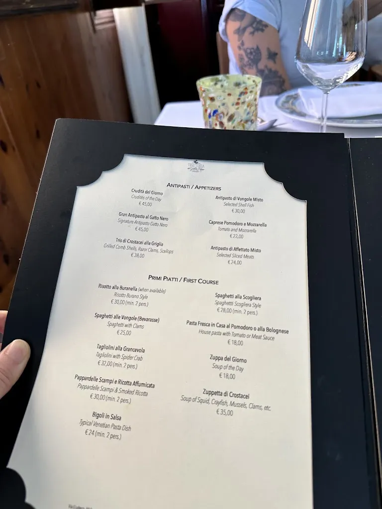 Menu_Trattoria Al Gatto Nero_Burano_image_1