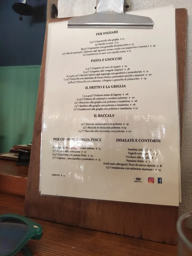 Menu_Osteria Al Fureghin_Burano_image_1